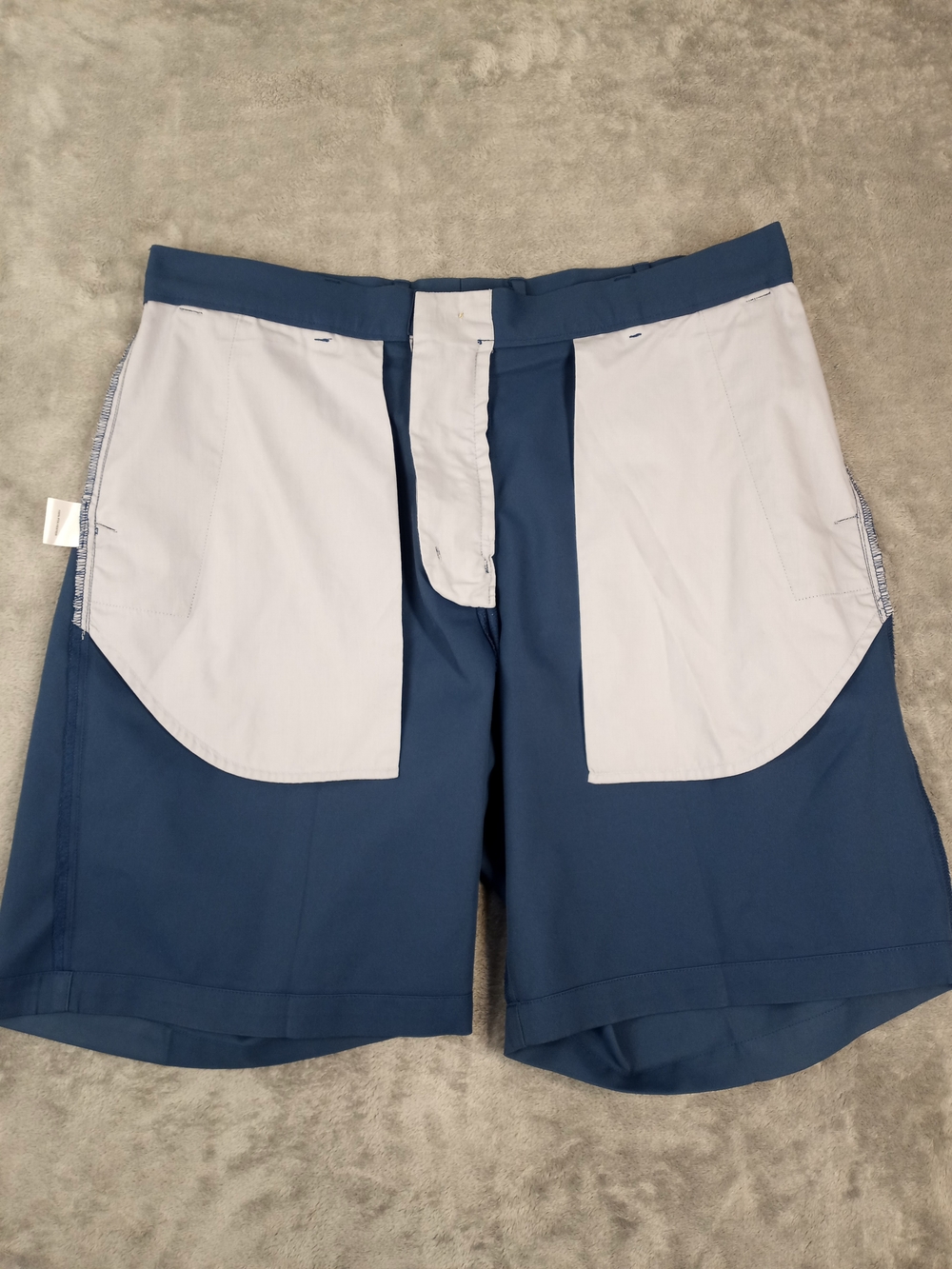 Peter Millar Men's Navy Dress Golf Shorts with Crown Logo Size 35 - Picture 10 of 15